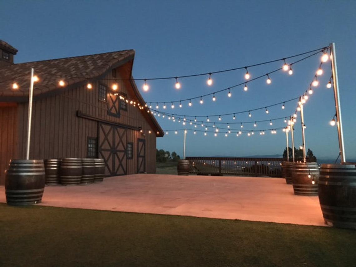 Wine Barrel Pole Lighting (Price Per Ft) - Winchester, VA - Grand Event ...