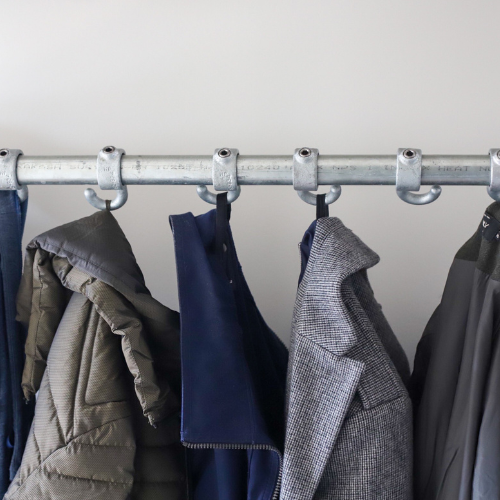 A coat rack.