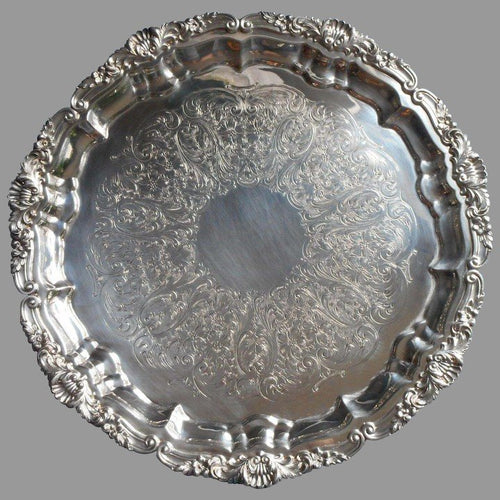 14 Round Tray (Silver)