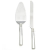 Cake Knife & Server (Silver)