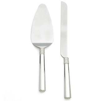Cake Knife & Server (Silver)