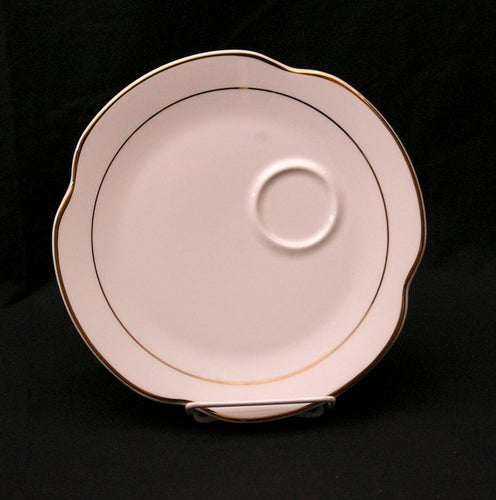 Snack Plate w/ Tea Cup Rim (Diplomat)