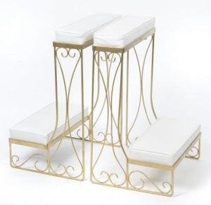 Kneeling Bench Pair (Brass)