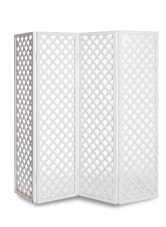 Screen Divider (White Lattice)