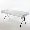 6' Poly Resin Ice-Fill Table