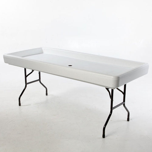 6' Poly Resin Ice-Fill Table