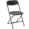 Black Vinyl Folding Chair