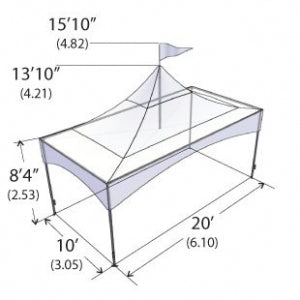 10 x 20 High Peak Tent