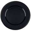 13 Black Charger Plate