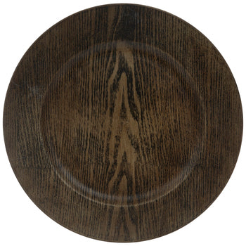 13 Faux-Wood Charger Plate
