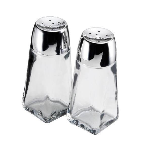 Salt & Pepper Shaker Set (Plain Glass)