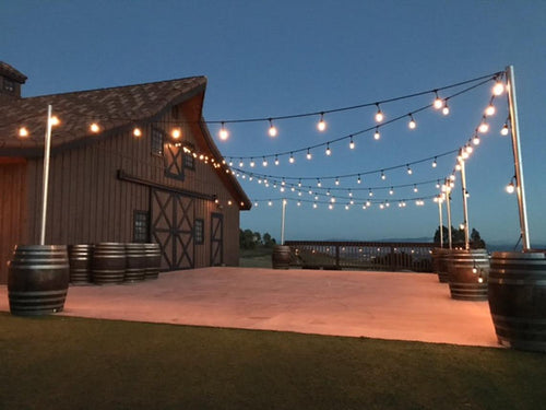 Wine Barrel Pole Lighting (Price Per Ft)