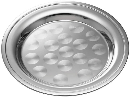 18 x 2.5 Deep Round Tray (Stainless Steel)