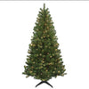 7' Douglas Fir with White Lights