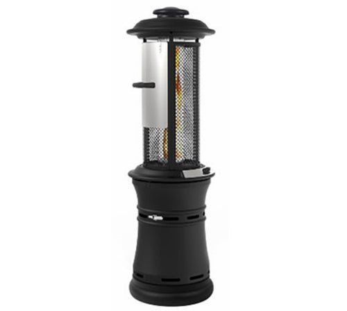 Radiant Patio Heater, Matte Black, 40,000 BTU