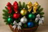 Holiday Decor (Ornaments & Bows)