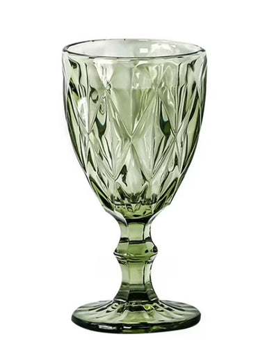Green Water Goblet