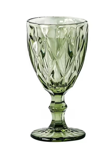 Green Water Goblet