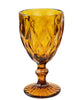 Amber Water Goblet