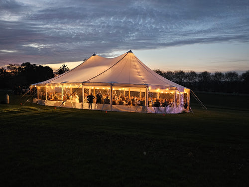 44' x 123' Sailcloth Tidewater Tent