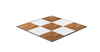 Dance Floor 4' x 4' Panel Wood & White